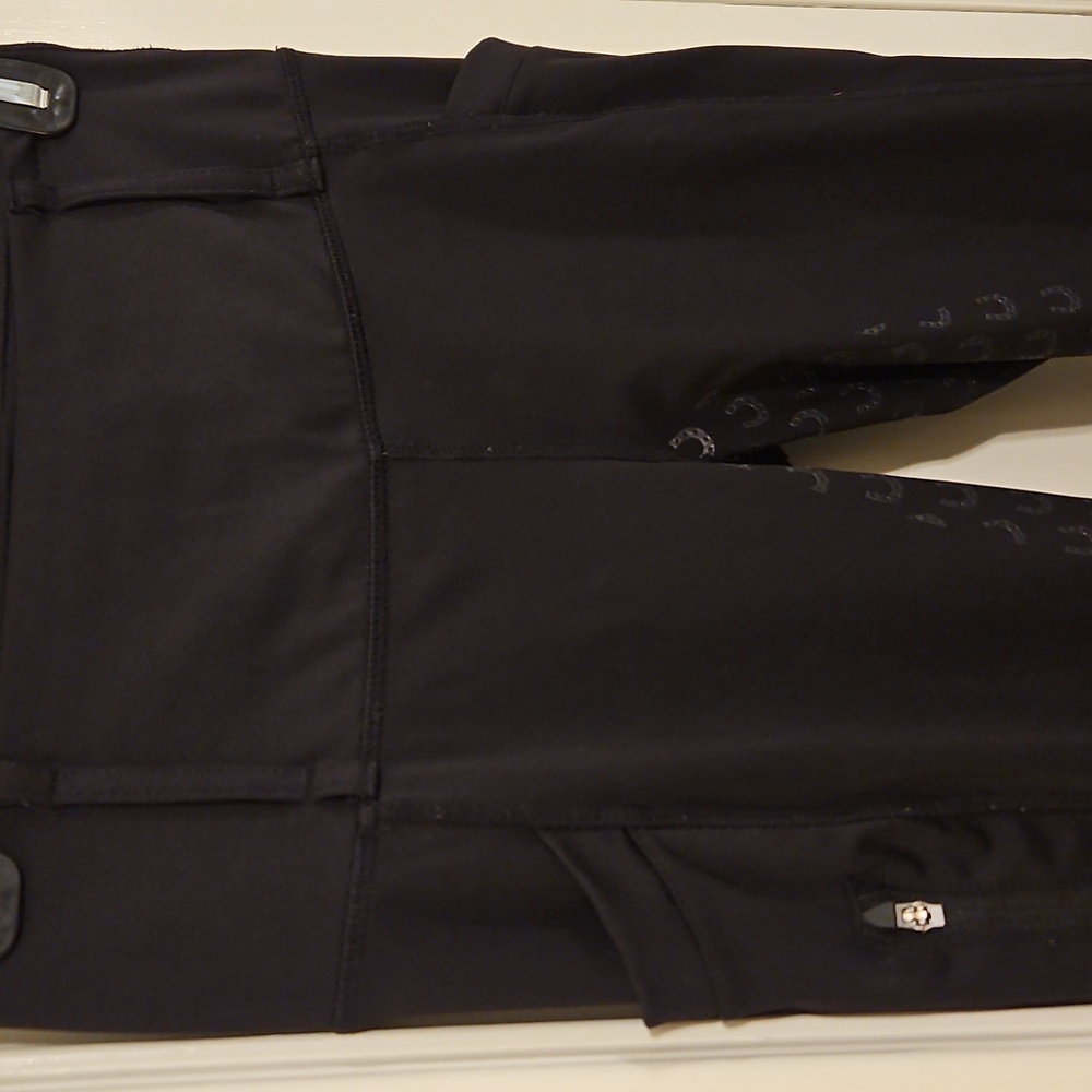 Girls English Horse Riding Breeches, FITST4,black, Girls Medium - Picture 5 of 6